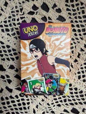 McDonald's UNO Flip! BORUTO NARUTO the next generation Card game